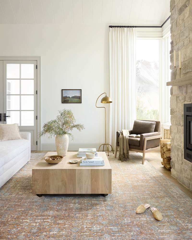 Angela Rose x Loloi - Blake Sand / Sky 4-0in x 5-7in Accent Rug - BLAKBLA-05SASC4057 veiw 2