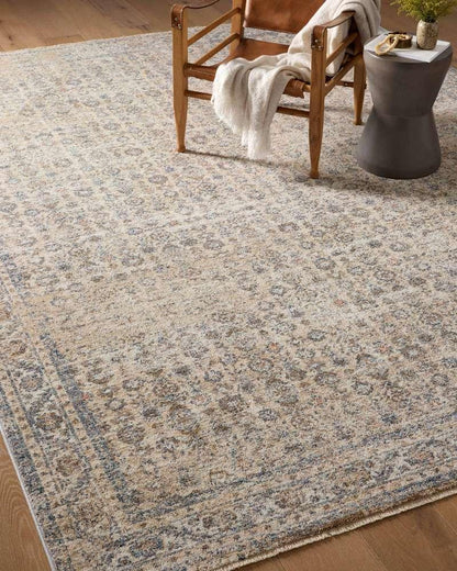 Angela Rose x Loloi - Blake Beige / Denim 5-3in x 7-6in Area Rug - BLAKBLA-04BEDE5376 veiw 3