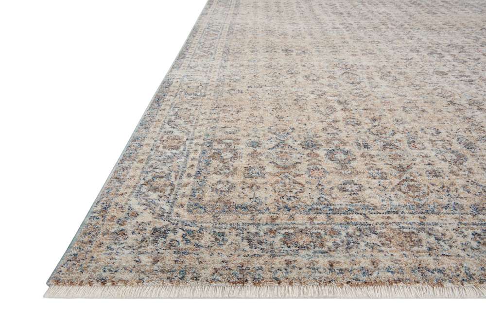 Angela Rose x Loloi - Blake Beige / Denim 5-3in x 7-6in Area Rug - BLAKBLA-04BEDE5376 veiw 4