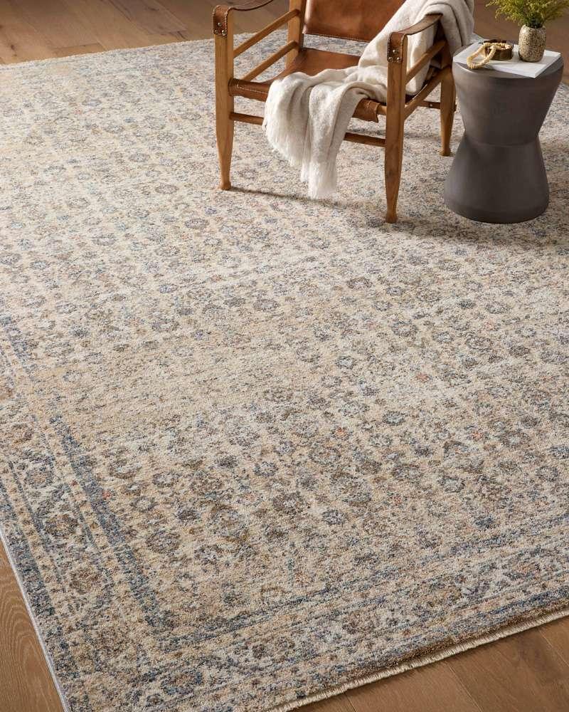 Angela Rose x Loloi - Blake Beige / Denim 6-7in x 9-10in Area Rug - BLAKBLA-04BEDE679A veiw 3