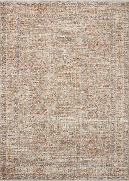 Angela Rose x Loloi - Blake Oatmeal / Spice 6-7in x 9-10in Area Rug - BLAKBLA-06OTSQ679A veiw 1