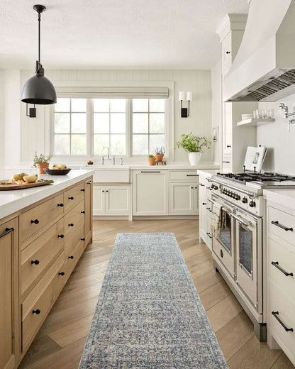 Angela Rose x Loloi - Blake Denim / Taupe 7-10in x 10-2in Area Rug - BLAKBLA-03DETA7AA2 veiw 3