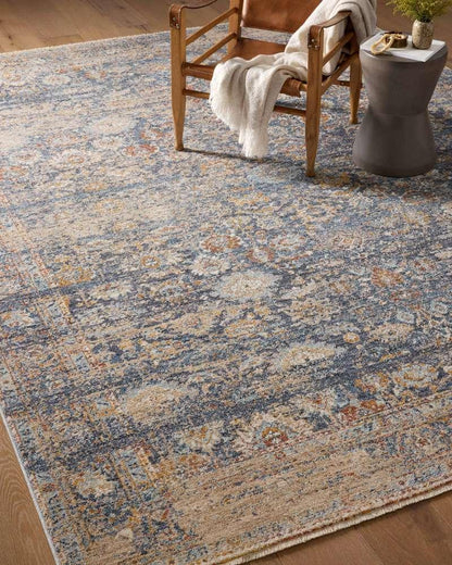 Angela Rose x Loloi - Blake Navy / Multi 9 x 13 Area Rug - BLAKBLA-07NVML90D0 veiw 4