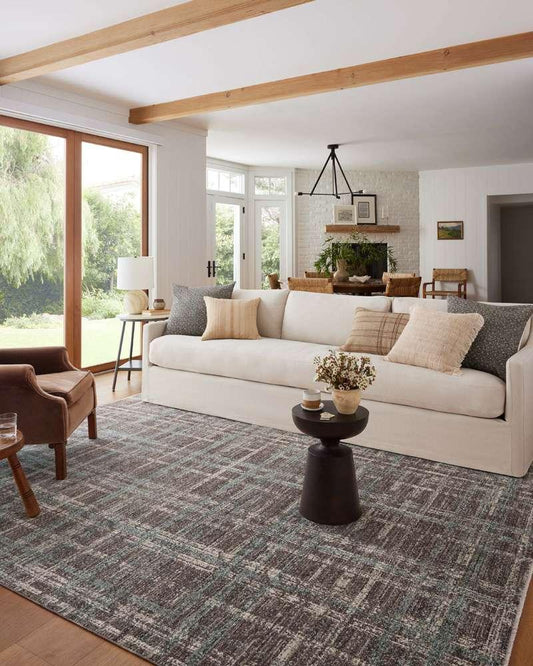 Angela Rose x Loloi - Ember Espresso / Multi 11-6in x 15-7in Area Rug - EMBREMB-08EXMLB6F7 veiw 2