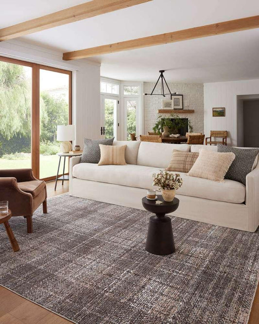 Angela Rose x Loloi - Ember Graphite / Multi 11-6in x 15-7in Area Rug - EMBREMB-05GTMLB6F7 veiw 2