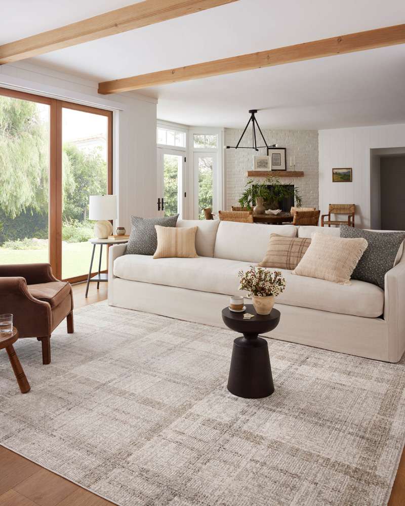 Angela Rose x Loloi - Ember Ivory / Multi 11-6in x 15-7in Area Rug - EMBREMB-04IVMLB6F7 veiw 2
