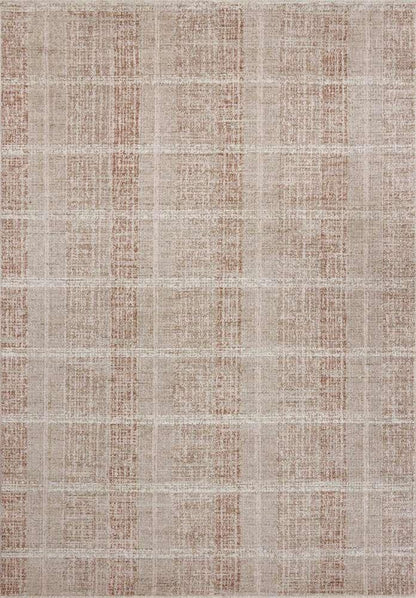 Angela Rose x Loloi - Ember Clay / Sand 18in x 18in Sample Rug - EMBREMB-02CGSA160S veiw 1