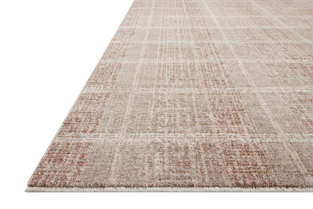 Angela Rose x Loloi - Ember Clay / Sand 18in x 18in Sample Rug - EMBREMB-02CGSA160S veiw 3