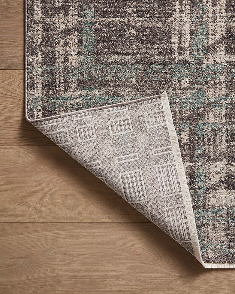 Angela Rose x Loloi - Ember Espresso / Multi 18in x 18in Sample Rug - EMBREMB-08EXML160S view 6