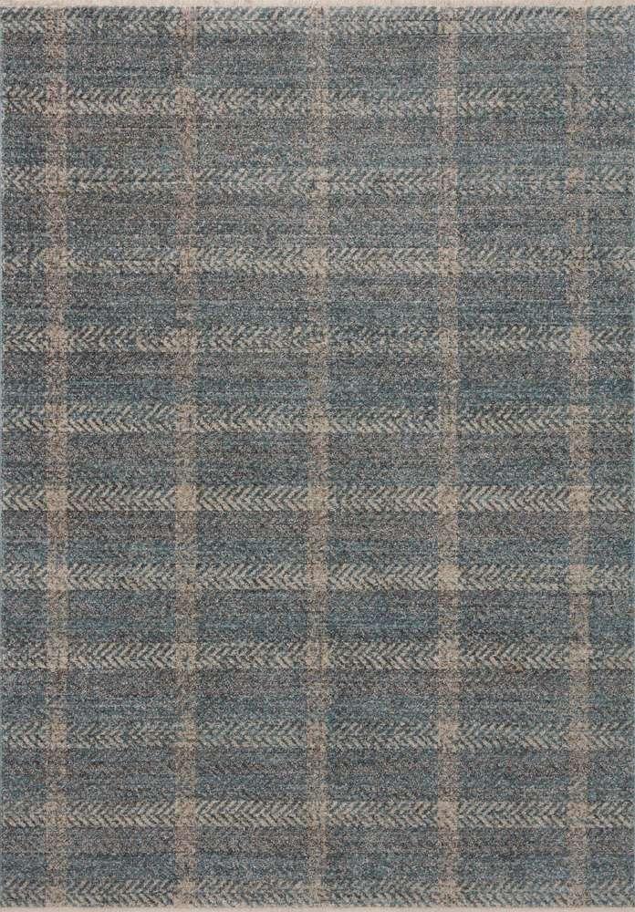 Angela Rose x Loloi - Ember Blue / Beige 2-7in x 10-0in Runner Rug - EMBREMB-03BBBE27A0 veiw 1