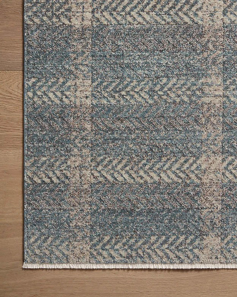 Angela Rose x Loloi - Ember Blue / Beige 2-7in x 7-6in Runner Rug - EMBREMB-03BBBE2776 view 3