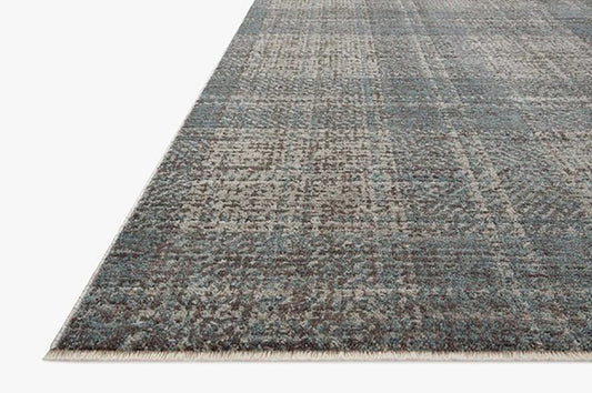 Angela Rose x Loloi - Ember Denim / Charcoal 2-7in x 7-6in Runner Rug - EMBREMB-09DECC2776 view 2