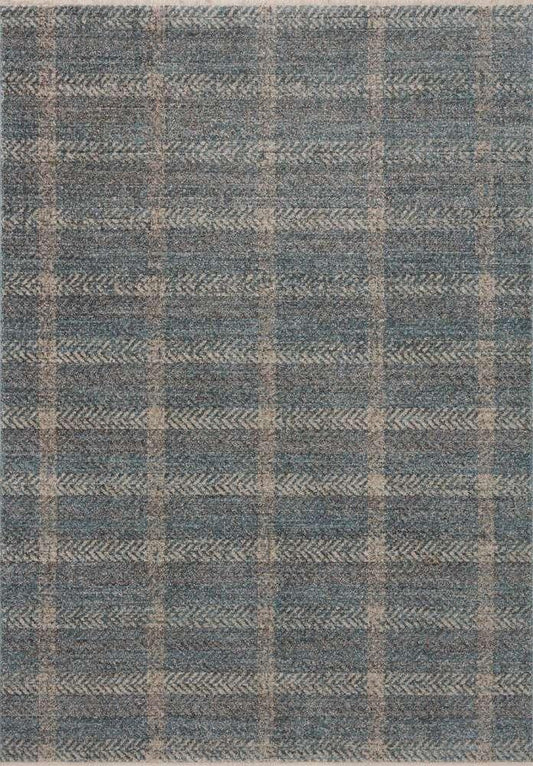 Angela Rose x Loloi - Ember Blue / Beige 3-6in x 5-6in Accent Rug - EMBREMB-03BBBE3656 veiw 1