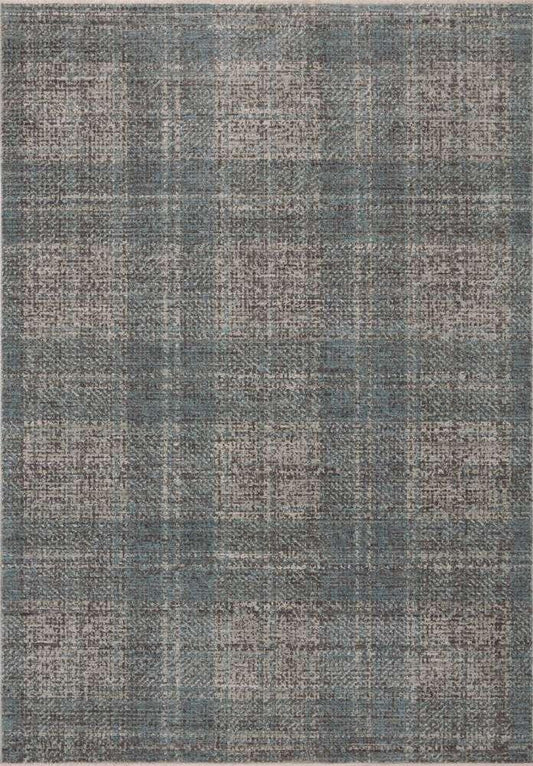 Angela Rose x Loloi - Ember Denim / Charcoal 5-3in x 7-6in Area Rug - EMBREMB-09DECC5376 veiw 1