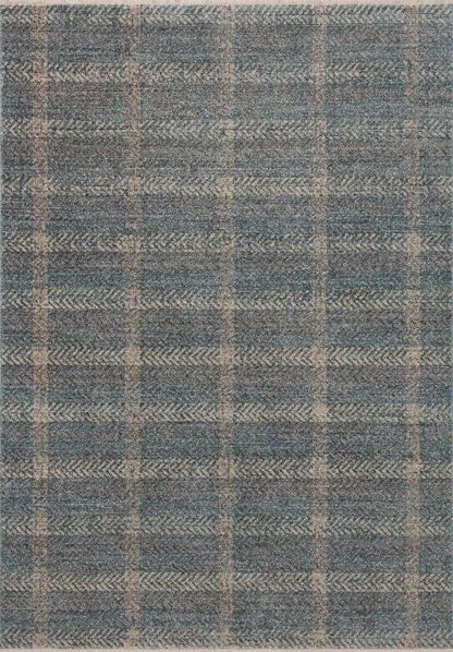 Angela Rose x Loloi - Ember Blue / Beige 9-6in x 13-1in Area Rug - EMBREMB-03BBBE96D1 veiw 1