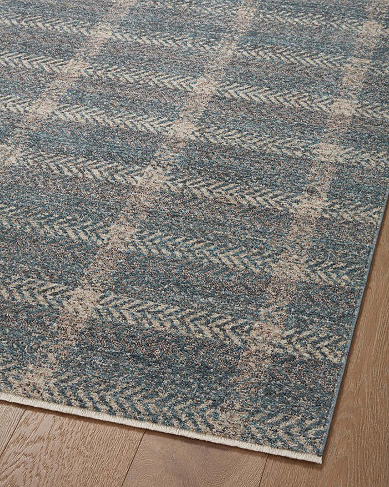Angela Rose x Loloi - Ember Blue / Beige 9-6in x 13-1in Area Rug - EMBREMB-03BBBE96D1 view 4