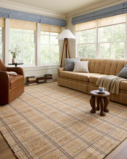 Chris Loves Julia x Loloi - Judy Natural / Stone 18in x 18in Sample Rug - JUDYJUD-02NASN160S veiw 3