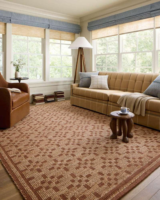 Chris Loves Julia x Loloi - Judy Natural / Spice 2-3in x 3-9in Accent Rug - JUDYJUD-07NASQ2339 veiw 2