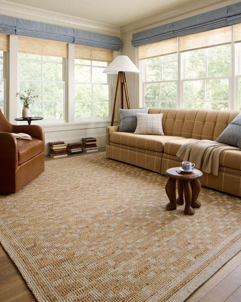 Chris Loves Julia x Loloi - Judy Natural / Ivory 9-3in x 13 Area Rug - JUDYJUD-07NAIV93D0 veiw 5