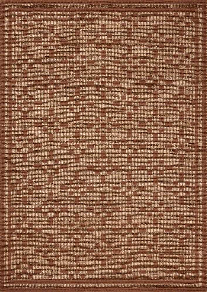 Chris Loves Julia x Loloi - Judy Natural / Spice 9-3in x 13 Area Rug - JUDYJUD-07NASQ93D0 veiw 1