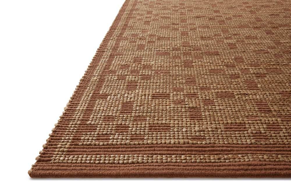 Chris Loves Julia x Loloi - Judy Natural / Spice 9-3in x 13 Area Rug - JUDYJUD-07NASQ93D0 veiw 3