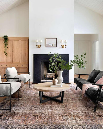 Chris Loves Julia x Loloi - Jules Terracotta / Multi 2-0in x 5-0in Accent Rug - JULSJUL-02TCML2050 veiw 2