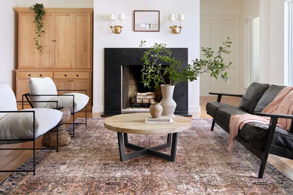 Chris Loves Julia x Loloi - Jules Terracotta / Multi 2-0in x 5-0in Accent Rug - JULSJUL-02TCML2050 veiw 3