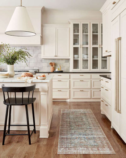 Chris Loves Julia x Loloi - Jules Lagoon / Brick 2-3in x 3-9in Accent Rug - JULSJUL-05LJBK2339 veiw 5