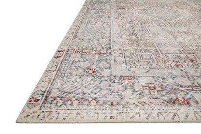 Chris Loves Julia x Loloi - Jules Natural / Ocean 3-6in x 5-6in Accent Rug - JULSJUL-07NAOC3656 veiw 4