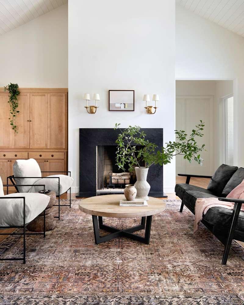 Chris Loves Julia x Loloi - Jules Terracotta / Multi 3-6in x 5-6in Accent Rug - JULSJUL-02TCML3656 veiw 2