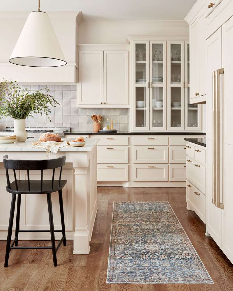 Chris Loves Julia x Loloi - Jules Denim / Spice 7-6in x 9-6in Area Rug - JULSJUL-06DESQ7696 veiw 3