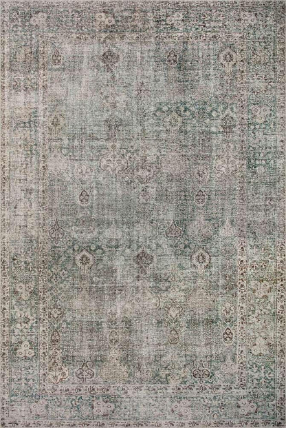 Chris Loves Julia x Loloi - Jules Emerald / Antique Ivory 7-6in x 9-6in Area Rug - JULSJUL-08EMAI7696 veiw 1