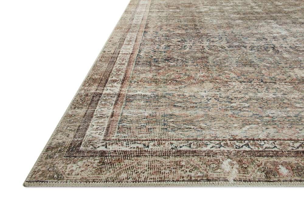 Chris Loves Julia x Loloi - Jules Ink / Terracotta 9-6in x 14 Area Rug - JULSJUL-09IKTC96E0 veiw 3