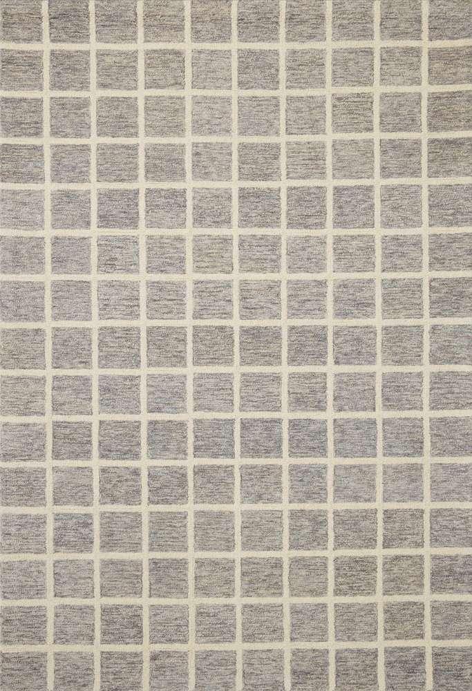 Chris Loves Julia x Loloi - Polly Slate / Ivory 2-3in x 3-9in Accent Rug - POLLPOL-05SLIV2339 veiw 1