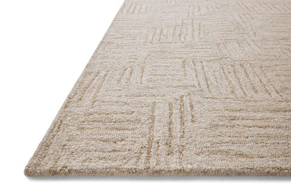 Chris Loves Julia x Loloi - Polly Smoke / Sand 2-3in x 3-9in Accent Rug - POLLPOL-08SKSA2339 veiw 3