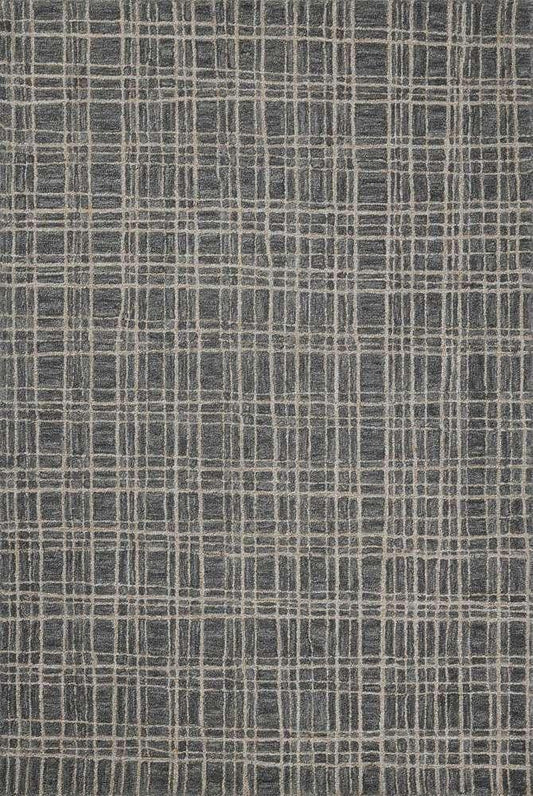 Chris Loves Julia x Loloi - Polly Graphite / Pebble 2-6in x 9-9in Runner Rug - POLLPOL-11GTPP2699 veiw 1