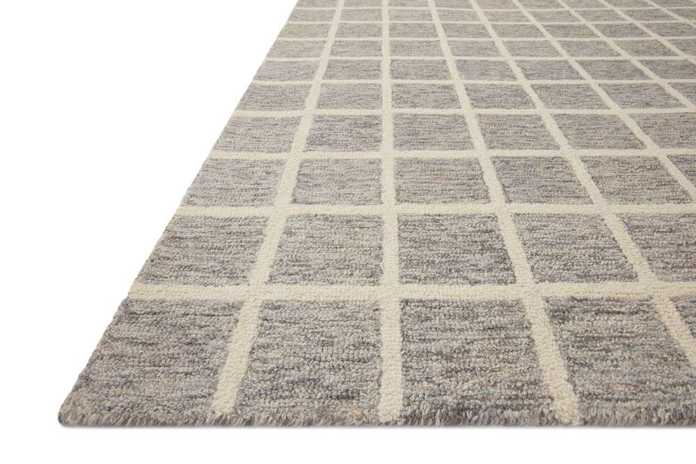 Chris Loves Julia x Loloi - Polly Slate / Ivory 5-0in x 7-6in Area Rug - POLLPOL-05SLIV5076 veiw 4