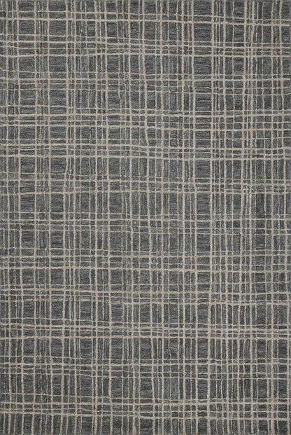 Chris Loves Julia x Loloi - Polly Graphite / Pebble 7-9in x 9-9in Area Rug - POLLPOL-11GTPP7999 veiw 1