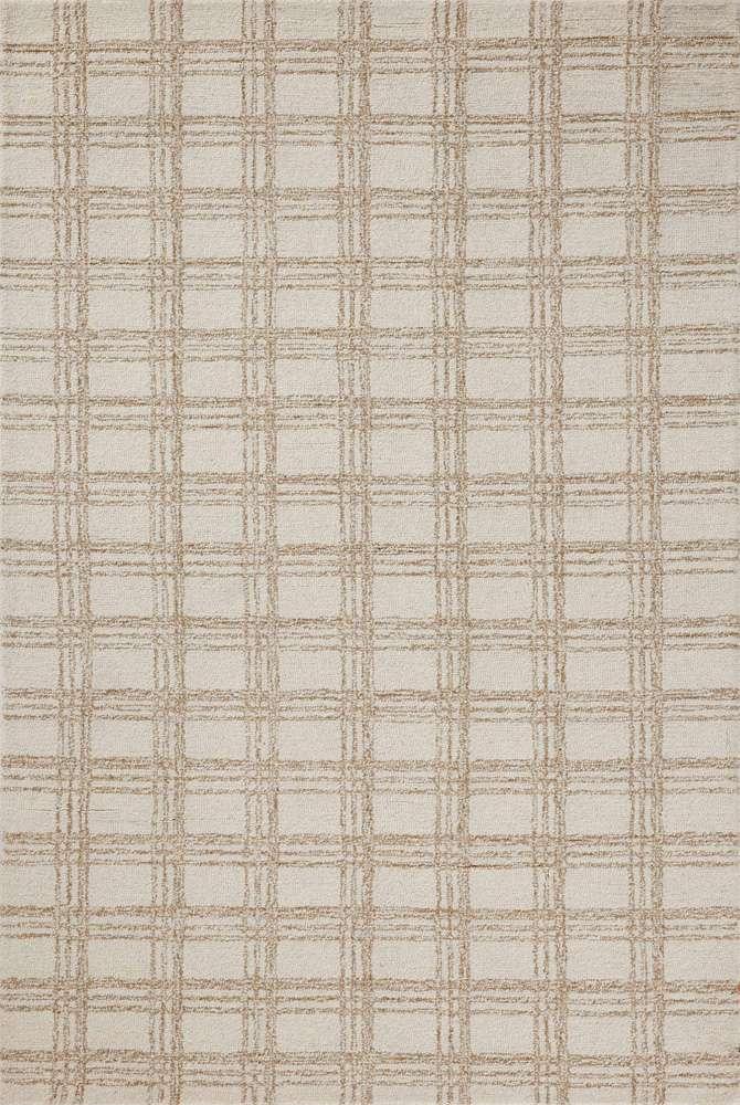 Chris Loves Julia x Loloi - Polly Cream / Sand 8-6in x 11-6in Area Rug - POLLPOL-12CRSA86B6 veiw 1