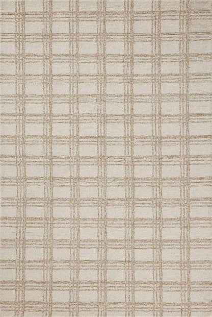 Chris Loves Julia x Loloi - Polly Cream / Sand 8-6in x 11-6in Area Rug - POLLPOL-12CRSA86B6 veiw 1