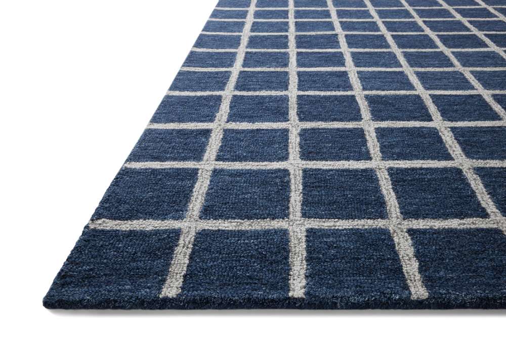 Chris Loves Julia x Loloi - Polly Navy / Silver 8-6in x 11-6in Area Rug - POLLPOL-05NVSI86B6 veiw 3
