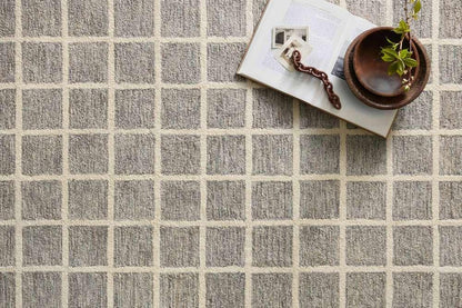 Chris Loves Julia x Loloi - Polly Slate / Ivory 8-6in x 11-6in Area Rug - POLLPOL-05SLIV86B6 veiw 3