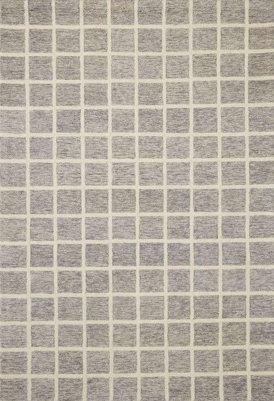 Chris Loves Julia x Loloi - Polly Slate / Ivory 9-3in x 13 Area Rug - POLLPOL-05SLIV93D0 veiw 1