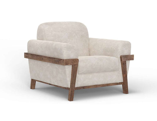 IFD - Loft Brown - Wooden Frame & Base, Armchair - IUP644-ACH-210 veiw 1