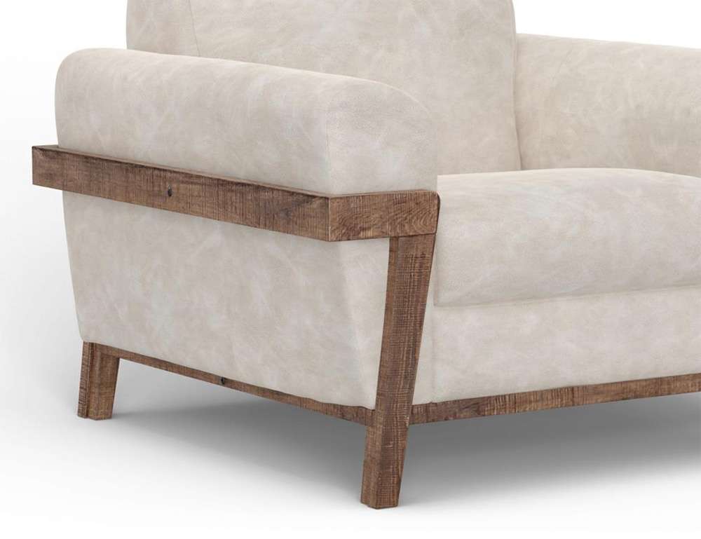 IFD - Loft Brown - Wooden Frame & Base, Armchair - IUP644-ACH-210 veiw 2
