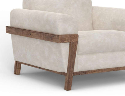 IFD - Loft Brown - Wooden Frame & Base, Armchair - IUP644-ACH-210 veiw 2