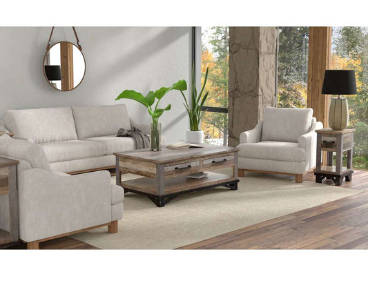 IFD - Olimpia - Wooden Frame & Base, Loveseat - IUP738-LOV-210 veiw 2