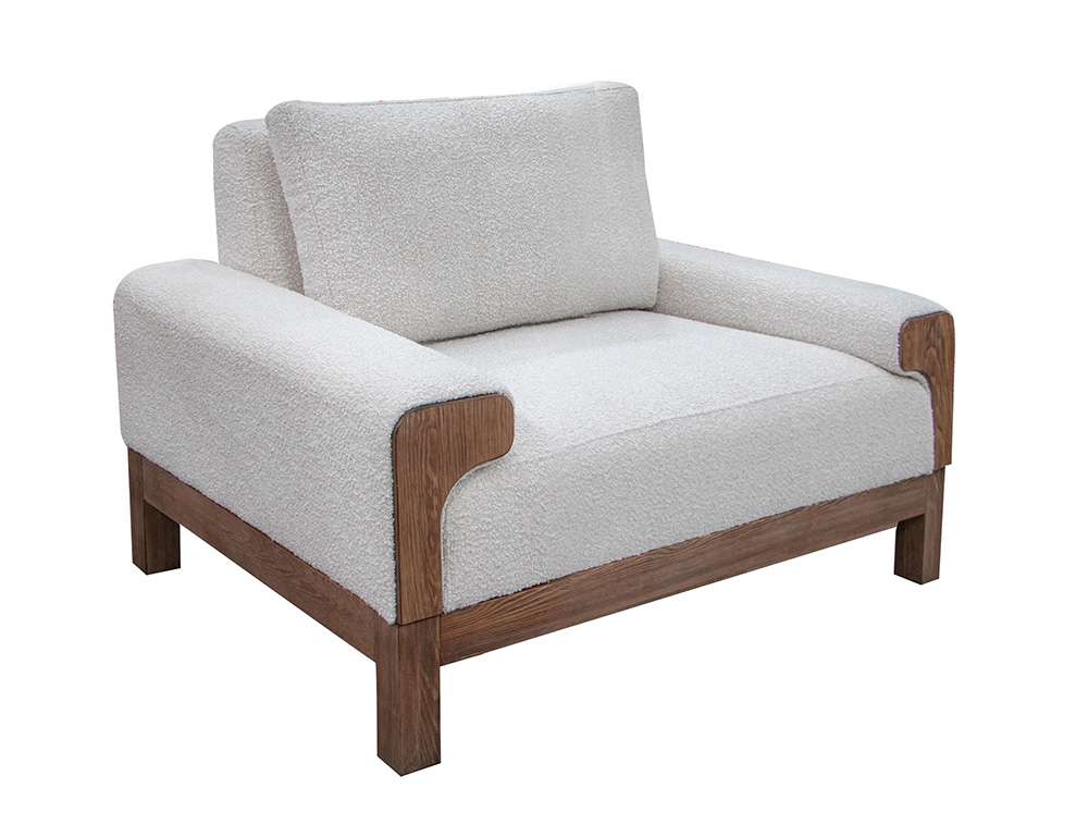 IFD - Sedona - Wooden Frame & Base, Armchair - IUP966-ACH-101 veiw 1