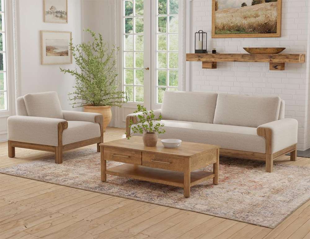 IFD - Sedona - Wooden Frame & Base, Loveseat - IUP966-LOV-161 veiw 2