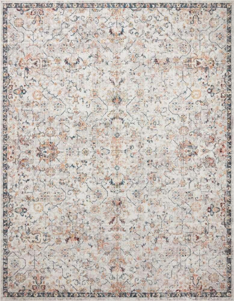 Loloi - Cassandra Dove / Navy 18in x 18in Sample Rug - CASNCSN-03DVNV160S veiw 1